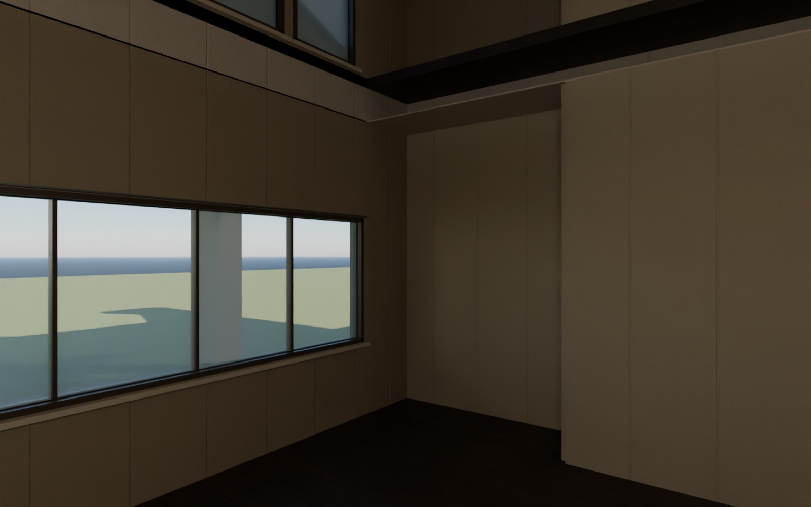 Interior inspection render of the editable 3D scene